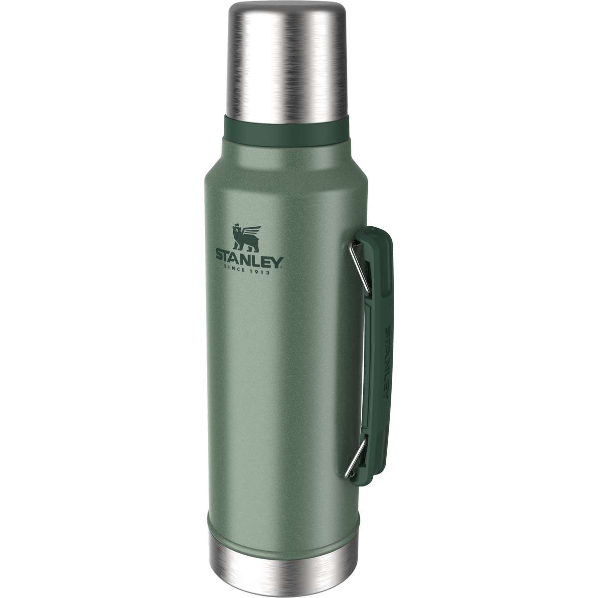 Stanley Legendary Classic Μπουκάλι Θερμός Ανοξείδωτο BPA Free 1.4lt Hammertone Green